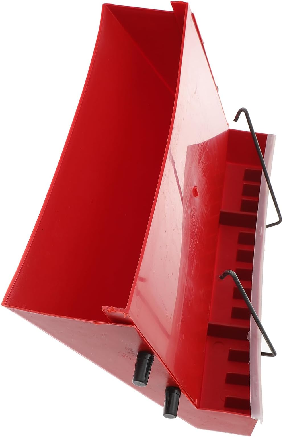 Quail Automatic Feeder Practical Automatic Feeding Design Abs Plastic 36cm Length Use on Cage Poultry Quail Feeding Tool Random Color