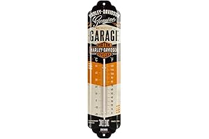 Harley Davidson Signs Metal Garage, Thermometer
