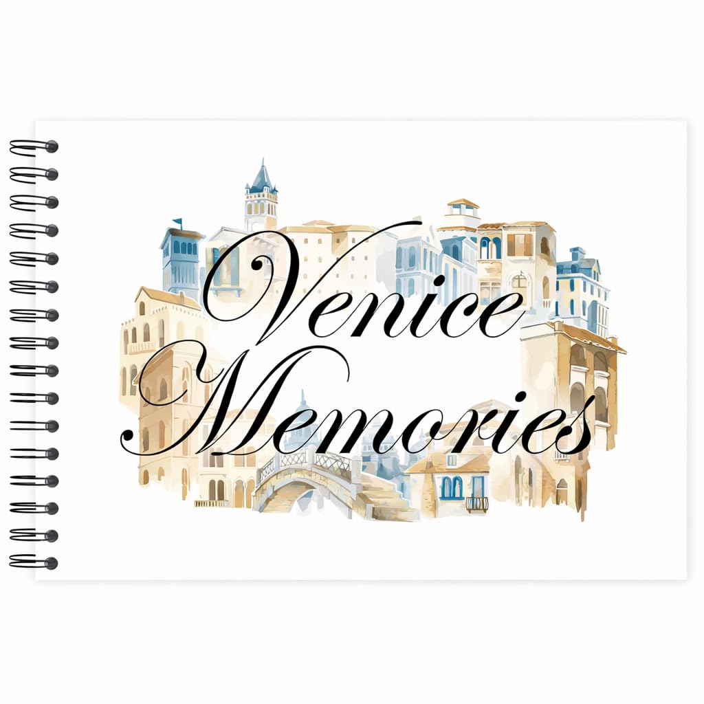 Venice Memories A3/A4/A5 Scrapbook Photo Album Memory Keepsake Guest Book Gift