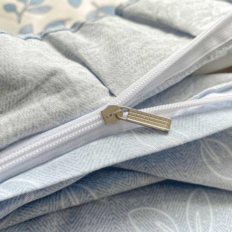 Ropa de cama de algodón de 4 piezas con encaje de estilo princesa elegante 5