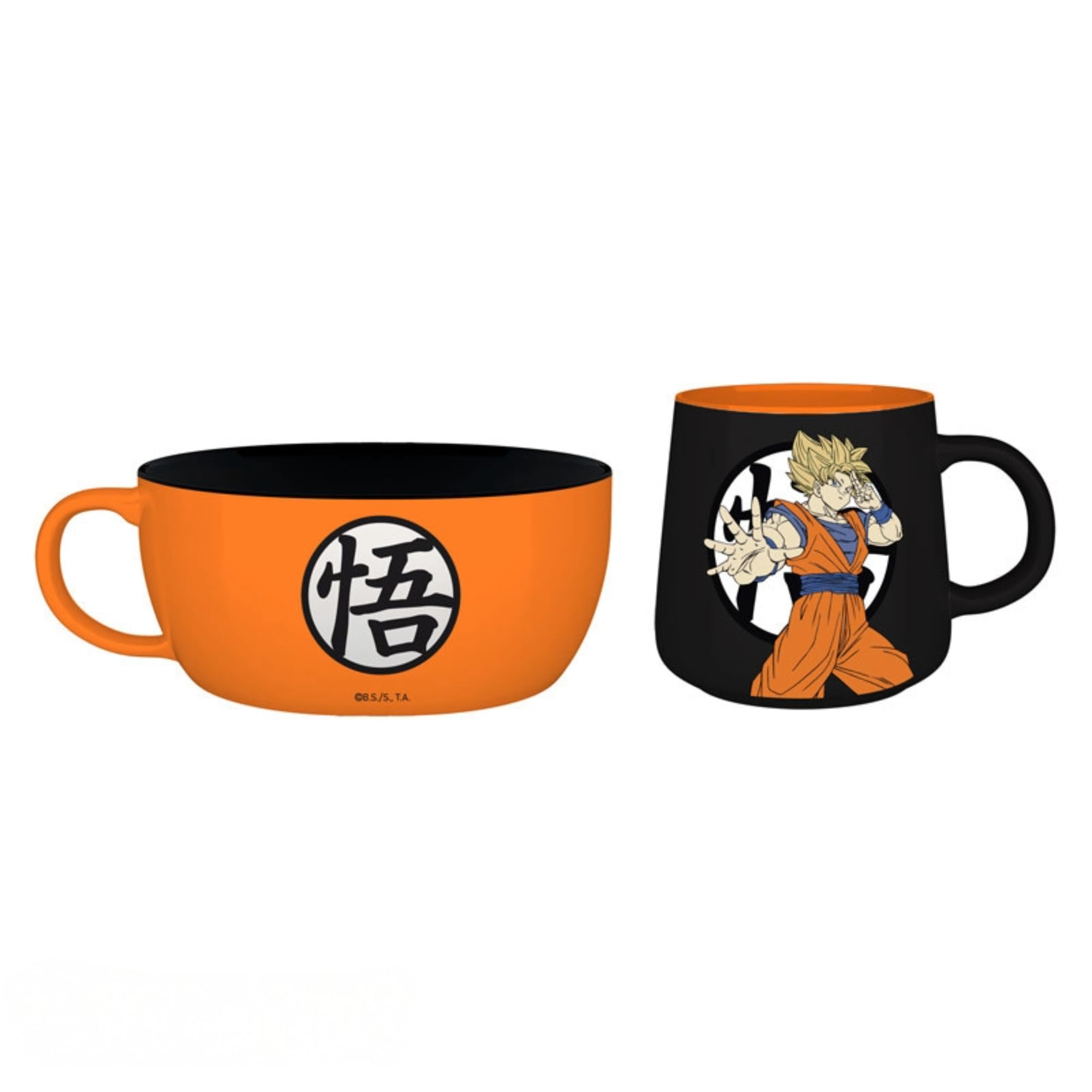 DRAGON BALL - Breakfast Set Mug + Bowl - Goku