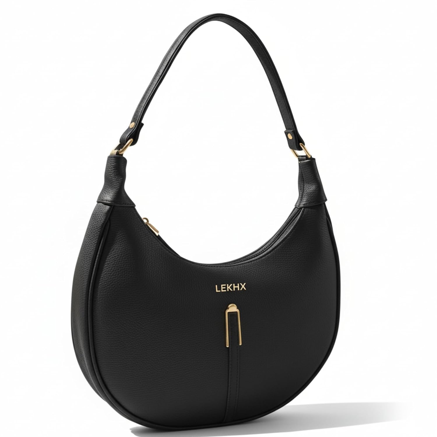 LEKHX Luna Women’s Black Hobo Shoulder Bag | Premium PU Leather Handbag for Office, College & Daily Use | Stylish Lightwei... - Review, Price and Buying Guide