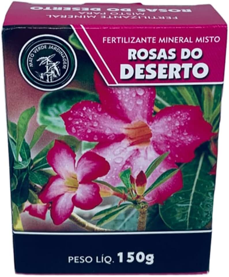 Fertilizante para Rosas do Deserto 150g – Nutrição Completa para Plantas Ornamentais de Alta Exigência