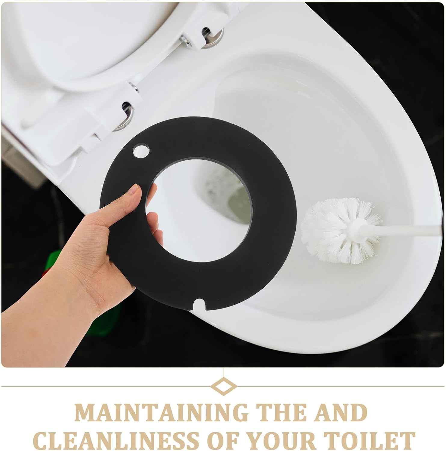 SOLUSTRE Rv Toilet Seal Kit Replacement 2pcs Rubber Gasket for Camper Toilet Flush Valve Repair Compatible with Popular Camper and Travel Trailer Models