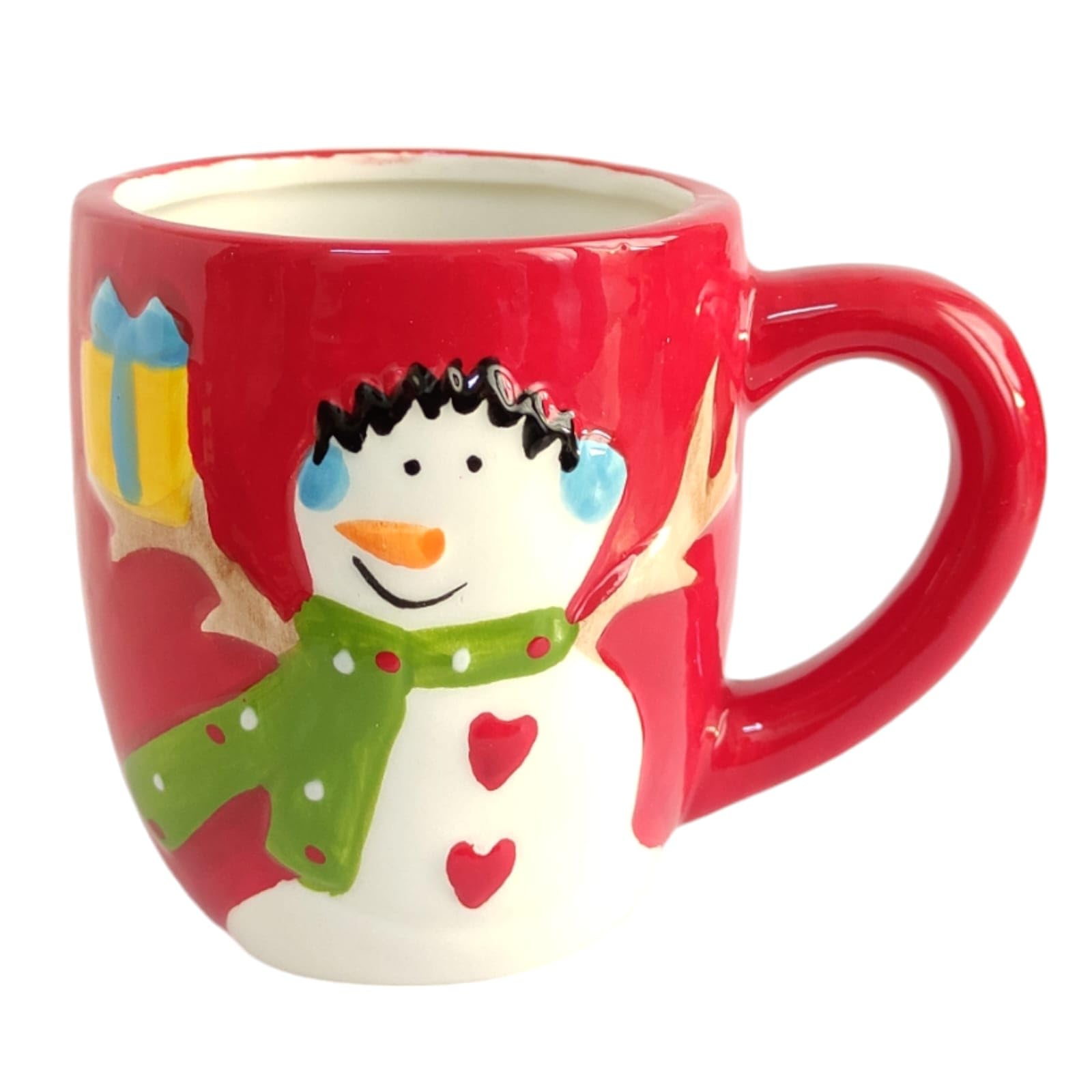 FAM Christmas Mugs - Ceramic Christmas Mugs For Tea/Coffee/Hot Chocolate – Snowman Mug Xmas Gift for Women, Men, Colleagues, Friends and Family