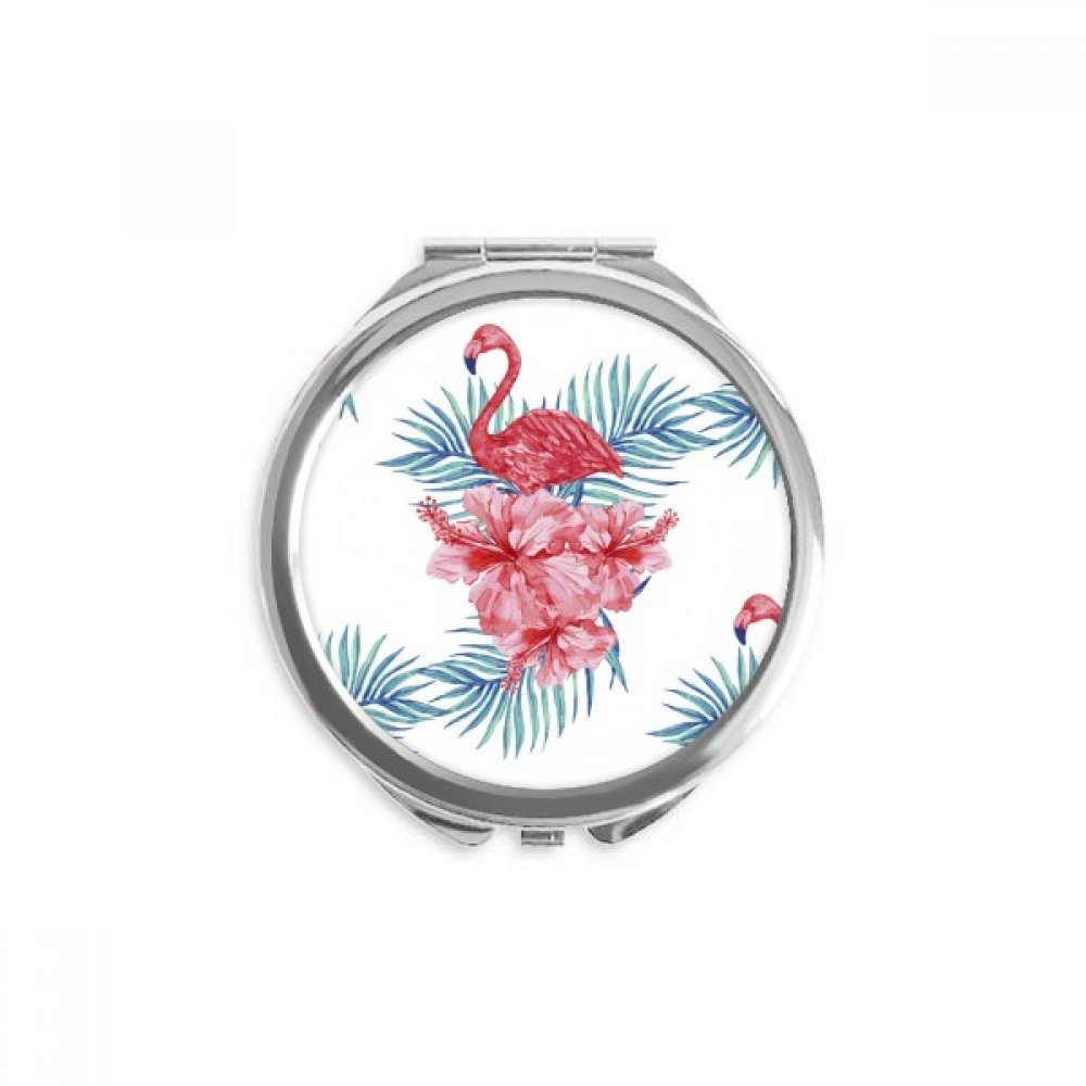 Espejo de mano portátil de flamenco para llevar en tu bolso de maquillaje diario 5