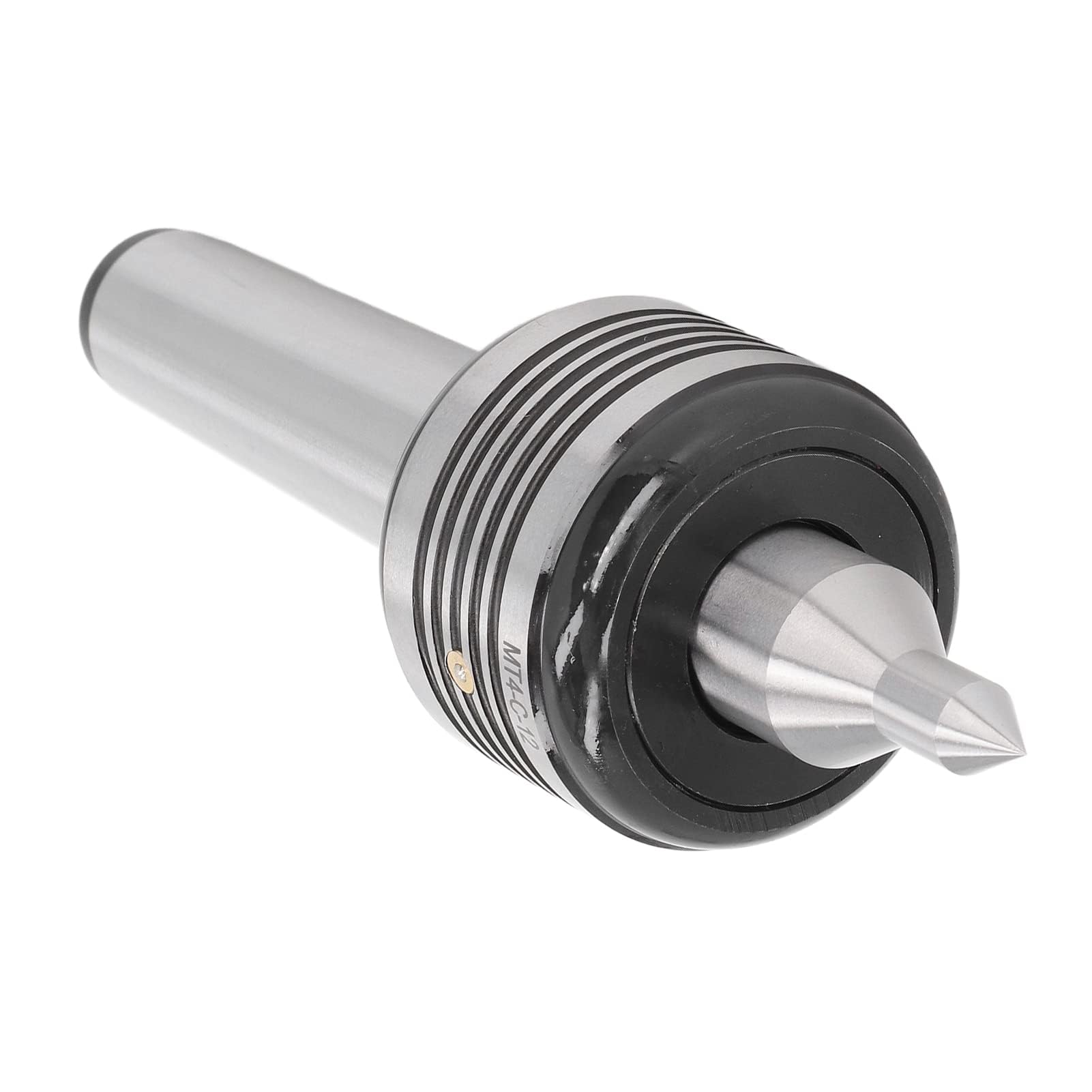 Centro Vivo MT4 para Torno de Madera y Metal 60 Grados con Centro de Contrapunto Vivo Precisión 0.005 para Trabajo CNC y Torneado Preciso