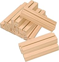 Vista 14 de WILLOWDALE 6 soportes para tarjetas de mesa de nogal para mesa, soportes acrílicos de números de mesa para recepción de boda, soporte de números