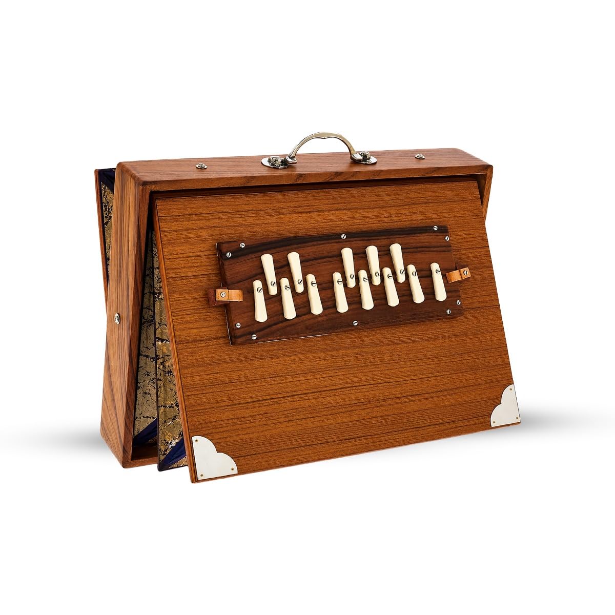 Shruti Box M2 Low G, strumento musicale indiano Surpeti Shruti Box sintonizzato a 432 Hz, Shruti con borsa per il trasporto