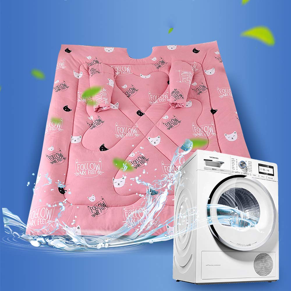 Manta portátil con mangas, edredón perezoso con cremallera, capa portátil engrosada, saco de dormir cálido para niños adultos, capa a prueba de viento de 59 * 79 pulgadas para la oficina en el hogar,b