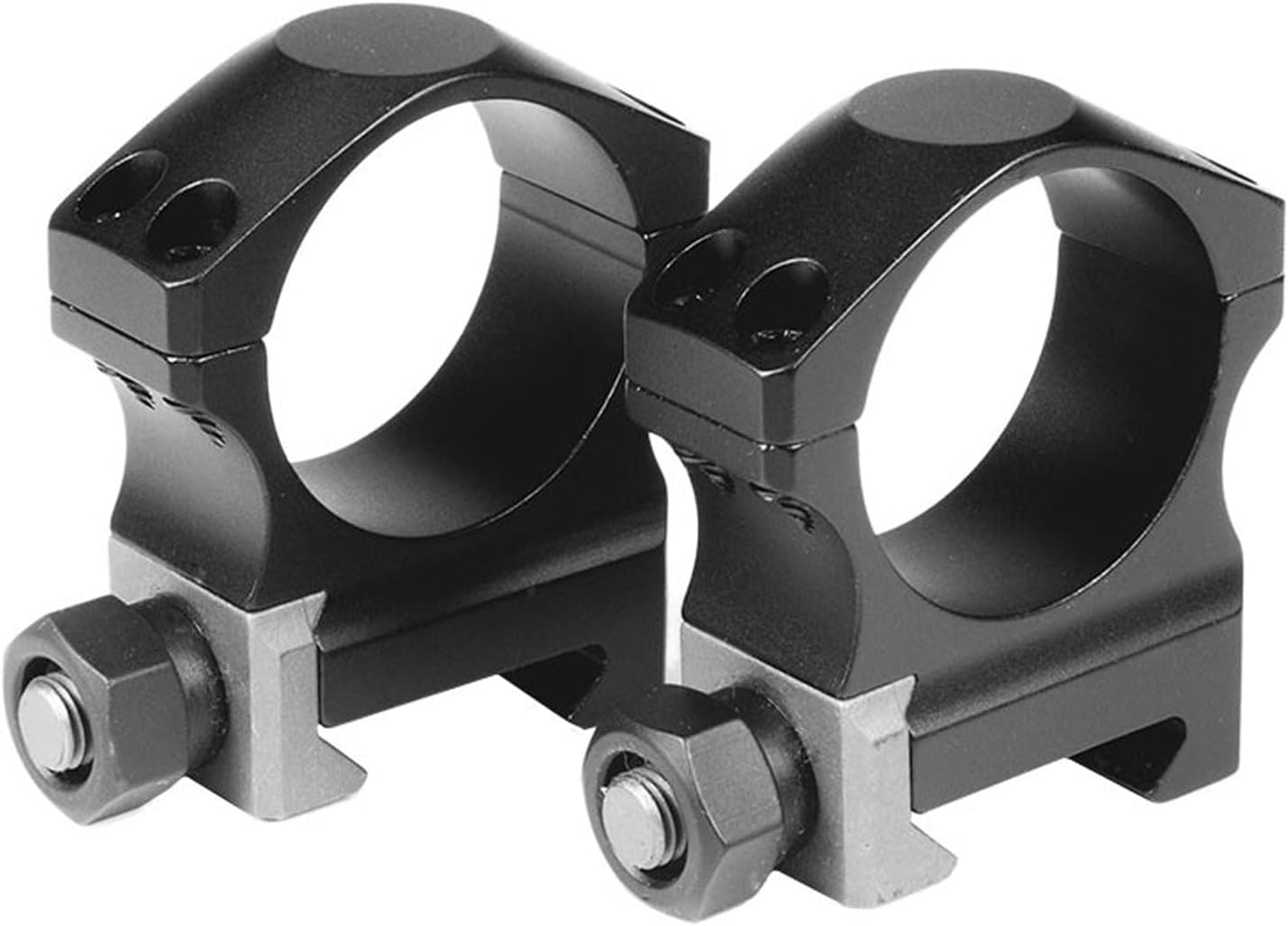 X-Treme Duty Ultralite 30mm 4-Screw Hard Anodized Aluminum Gun Scope Rings Mounts - Set of 2