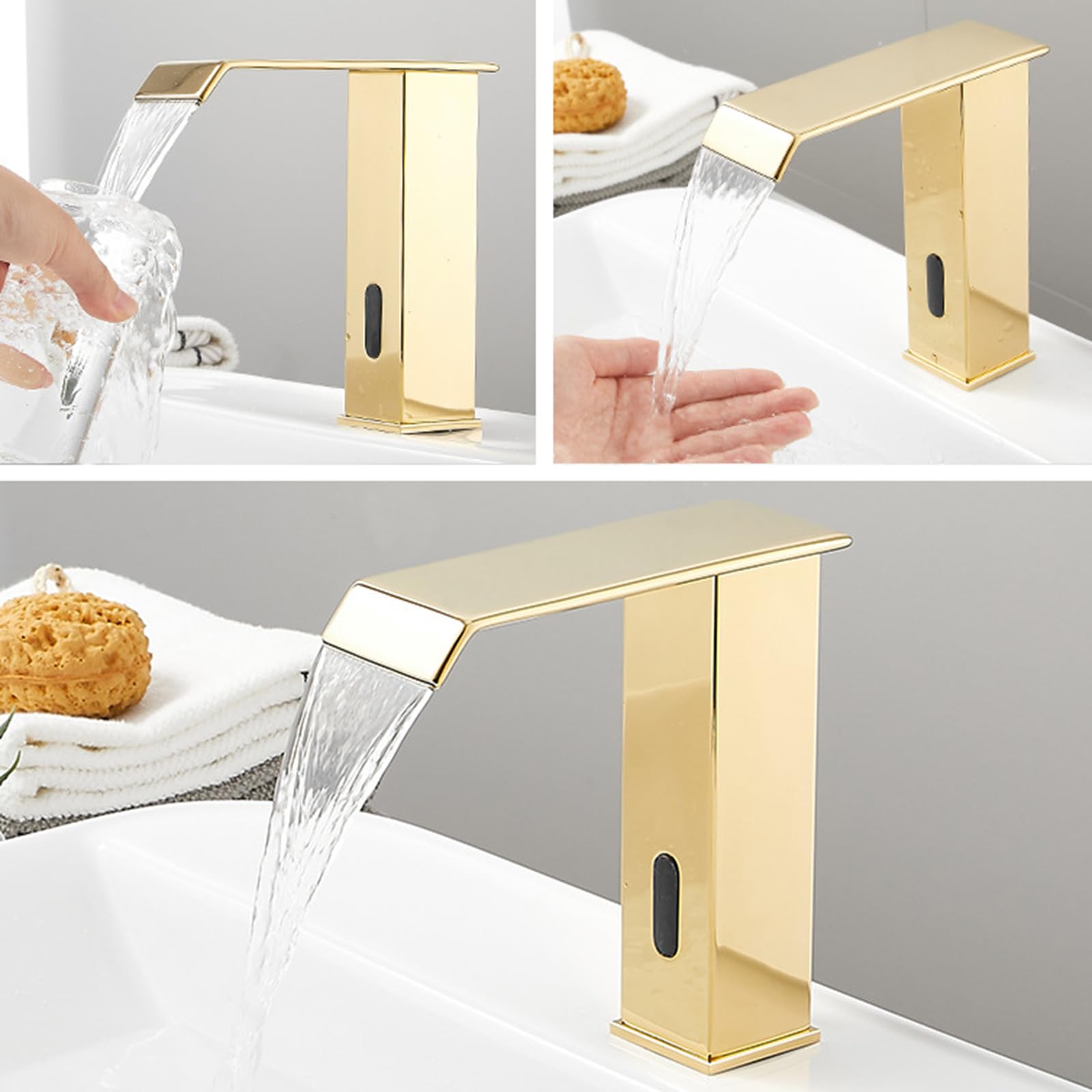 9/16 Enkel Handvat Waterval Wastafel Kraan Brede U... – Grandado