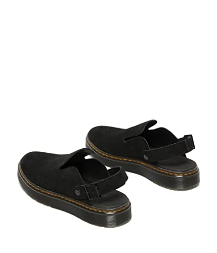 Dr. Martens Unisex Carlson Mule, Black E.H Suede Mb, 8 US Men