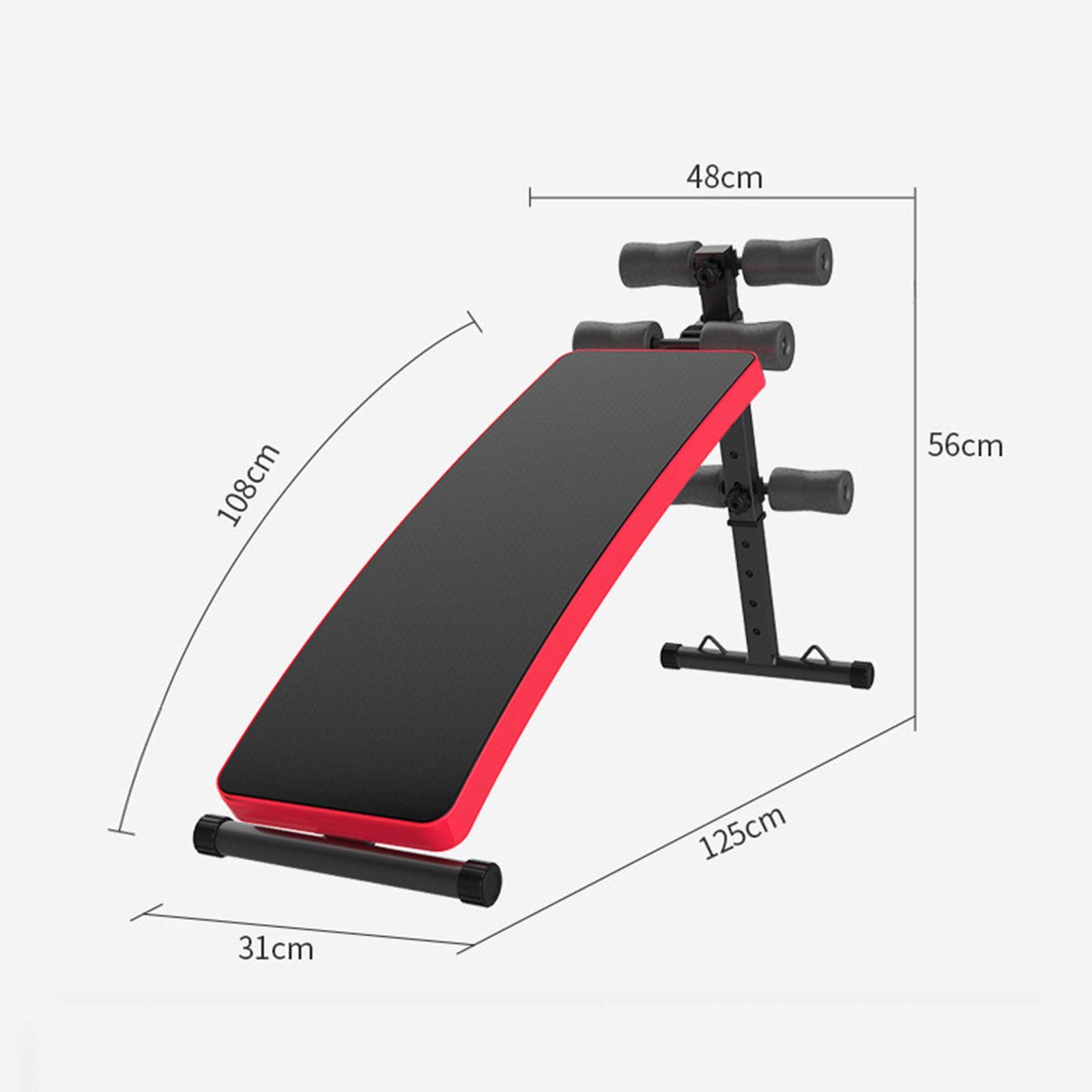 Amazon.co.jp: 腹筋台 トレーニングベンチ ホームジムの傾斜/衰退