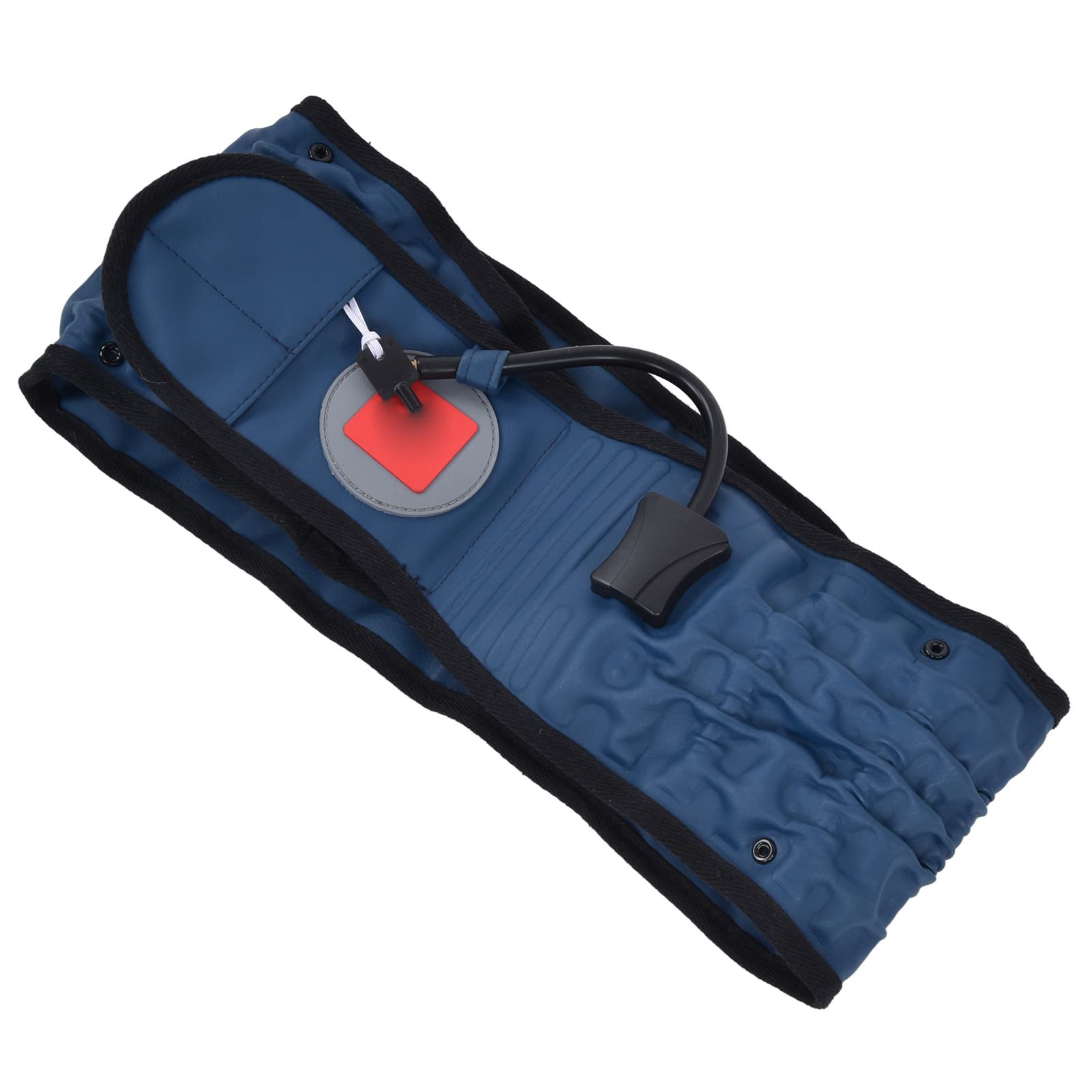 Cinturón de soporte lumbar 2 en 1 Alivio del dolor Terapia de descompresión de espalda para conducir sentado durante mucho tiempo Tejido de punto TPU PU 45.67x6.10x9.84in 22.72oz (Azul)