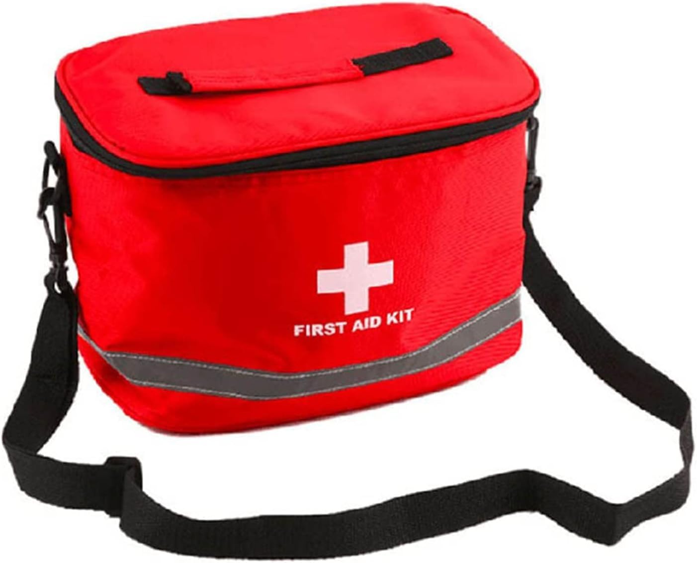 Premium First Aid Kit Bag, Safety Empty Haversack, Responder, Medical Supplies(Red)