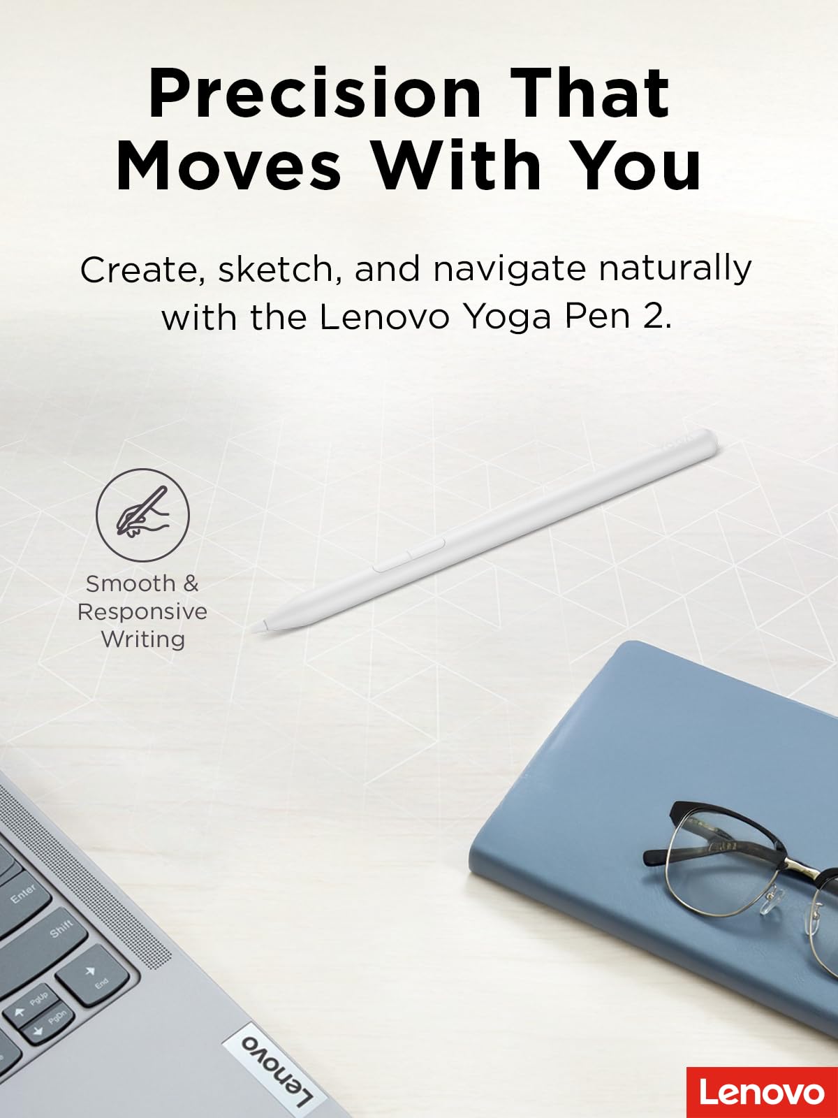 Amazon.co.jp: Lenovo Yoga Pen 2 磁気ペンケース付き AES 3.0