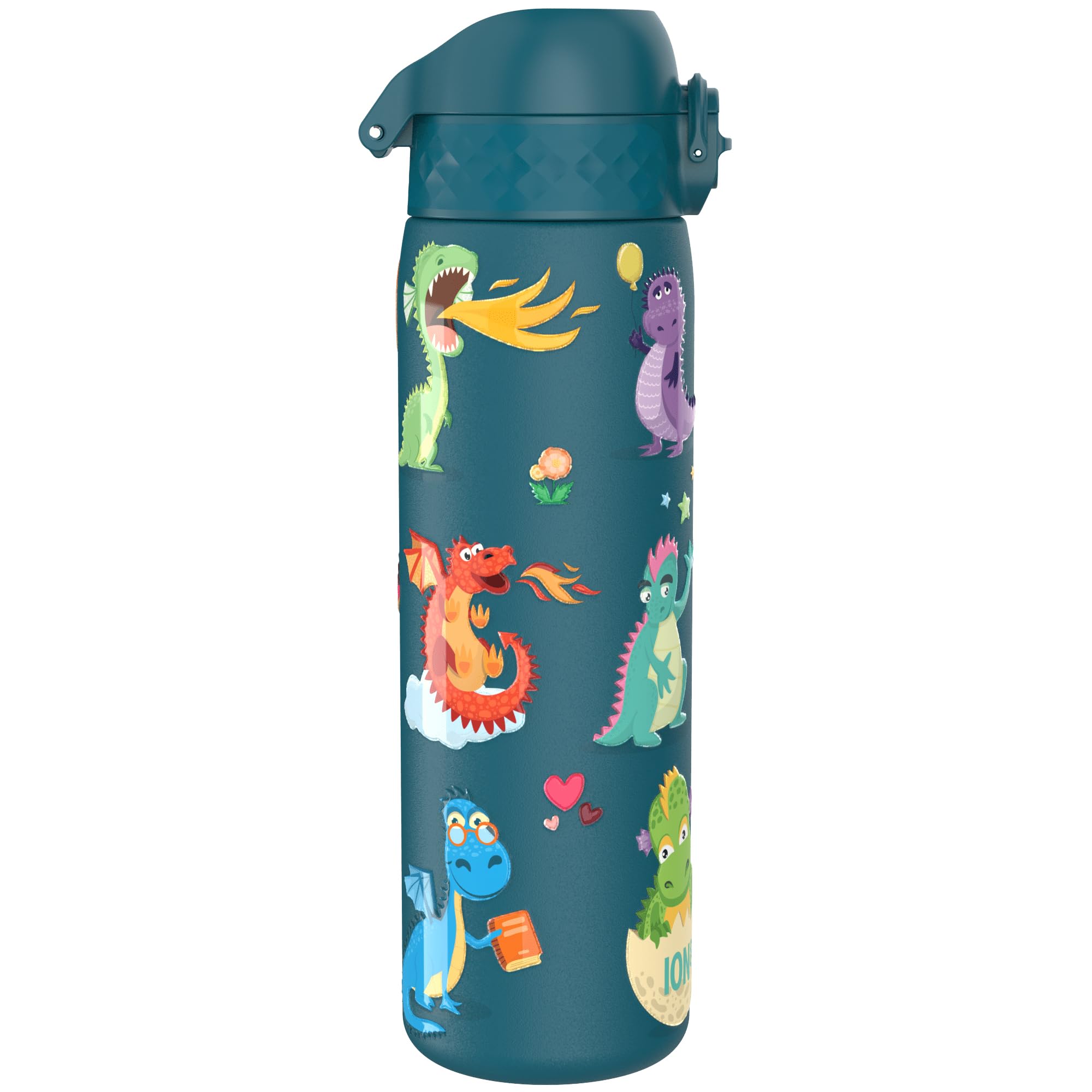 Ion8 Lightweight Steel Water Bottle, 600 ml/20 oz, Non-Insulated, Leak Proof, Easy to Open, Secure Lock, Dishwasher Safe - Image 4