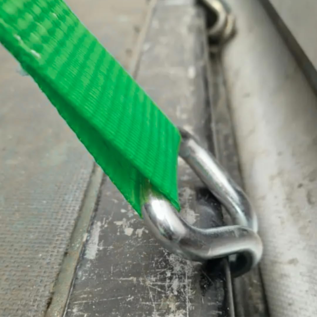 Spanngurt mit Ratsche - Zurrgurt 8 m - Stärke 2 t - Befestigungsgurt für Anhänger & Auto - Breite 35 mm - Ratschengurt - Gurtband - Anhänger Zubehör 4 Stück