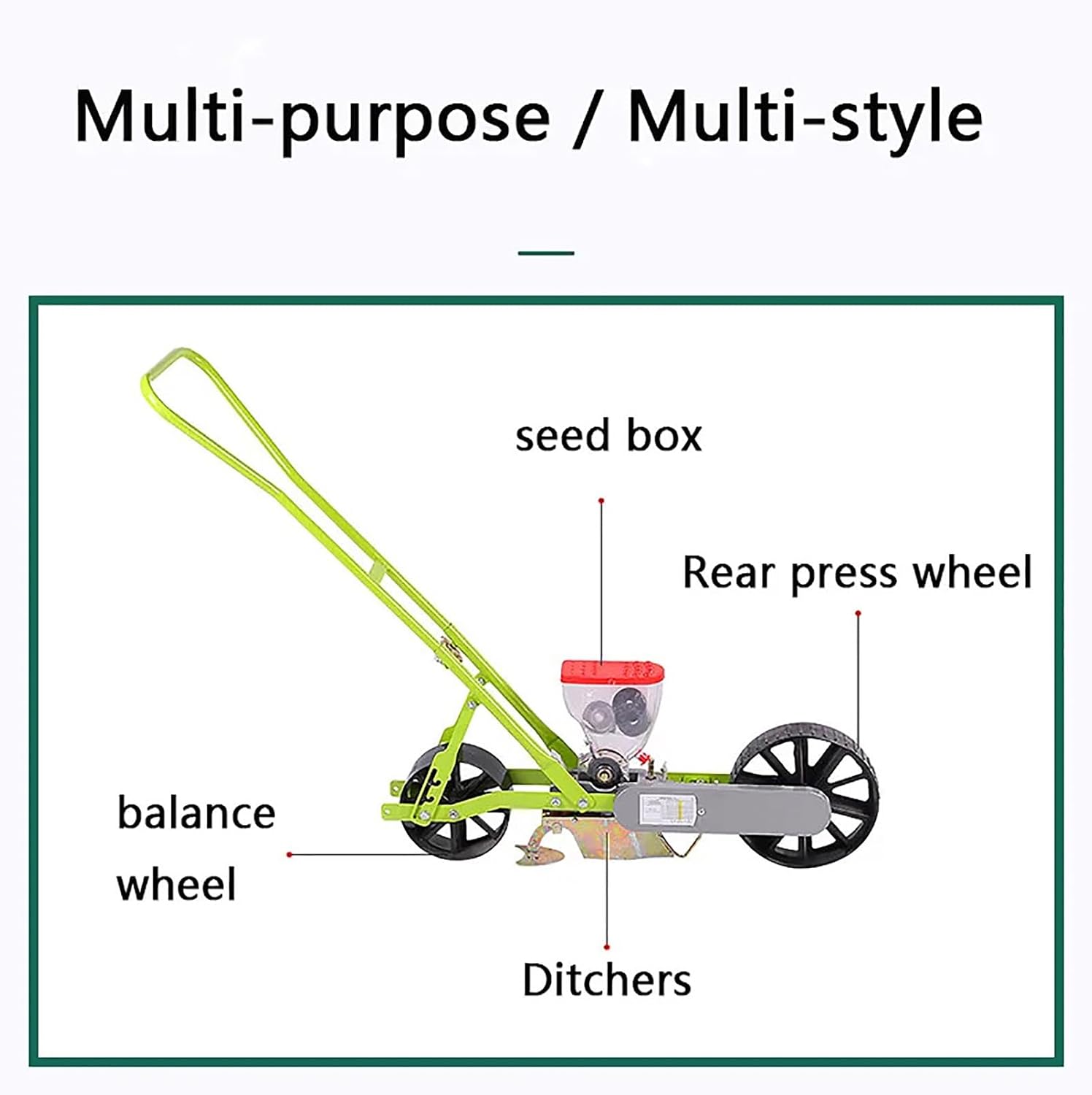 Manual Seeder for Vegetable Small Coriander Cabbage Spinach Celery Machine Precision Outdoor Garden Agricultural Seed Planter