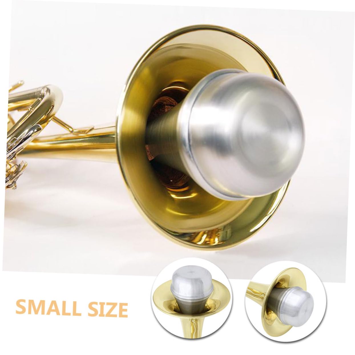 BESTonZON 3pezzi Mute Per Tromba e Sughero Sordina Leggera Per Pratica Musicale Accessorio Per Strumenti Fiato Per Esercitazioni Domestiche