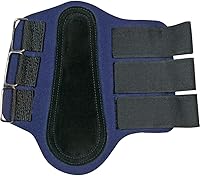 Vista 7 de Dura-Tech Botas de férula de caballo multiusos Protección contra impactos de tendón Carcasa de neopreno de 3/8 pulgadas Cuero acolchado
