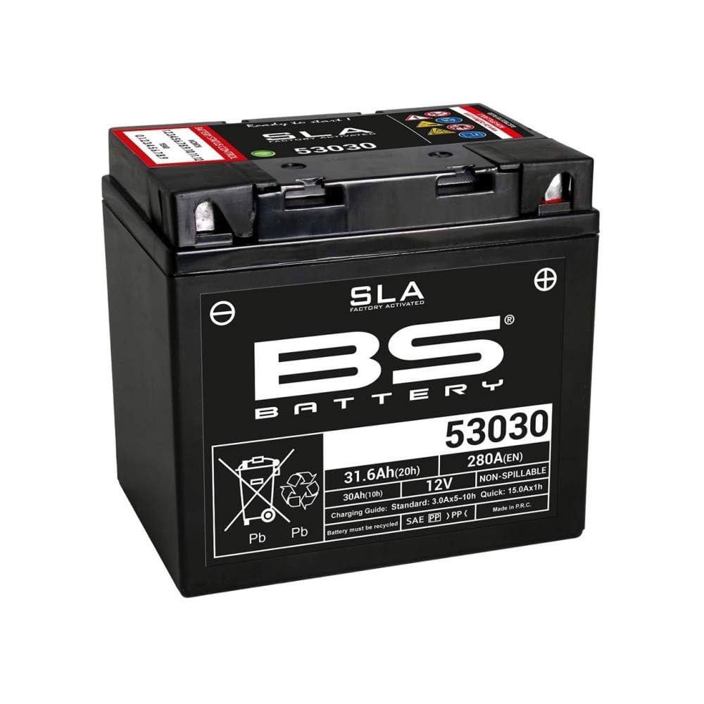 ★mam★ BS SLA 53030 AGM Motorcycle Battery - Maintenance Free - 12