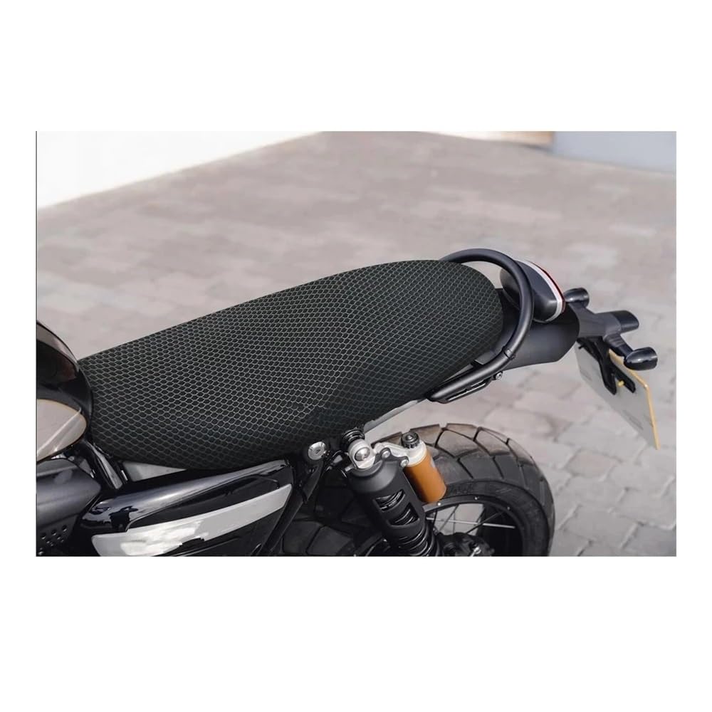 Copri Sella Coprisedile Per Scrambler 1200 Scrambler1200 Coprisedili Isolati Per Moto Accessori In Nylon Antiscivolo Flusso D'aria Maglia A Nido D'ape Proteggi Cuscino