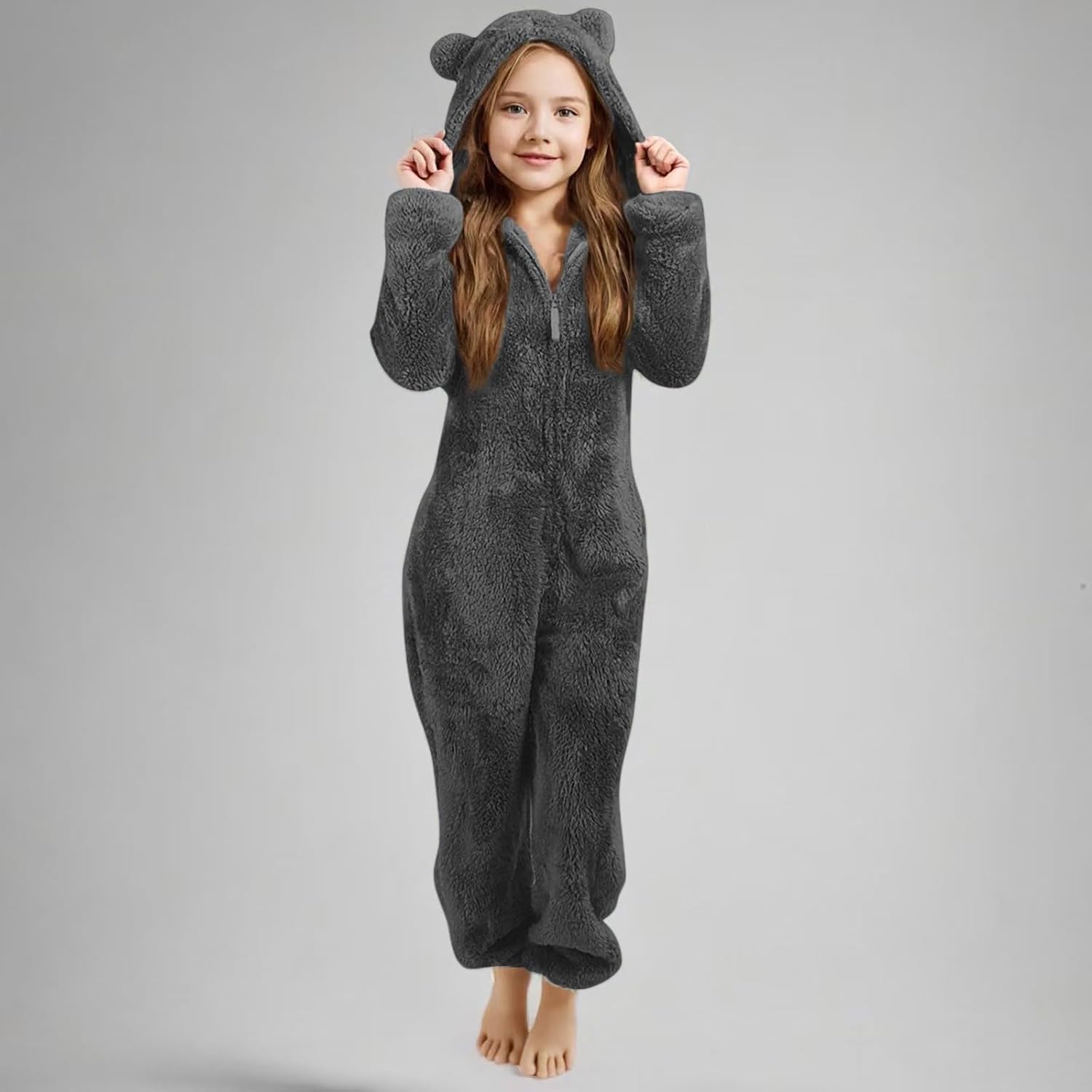 Baby Boys Girls Snowsuit Winter Clothes Suit Hooded Jumpsuit Romper Outfit Infant Warm Coat