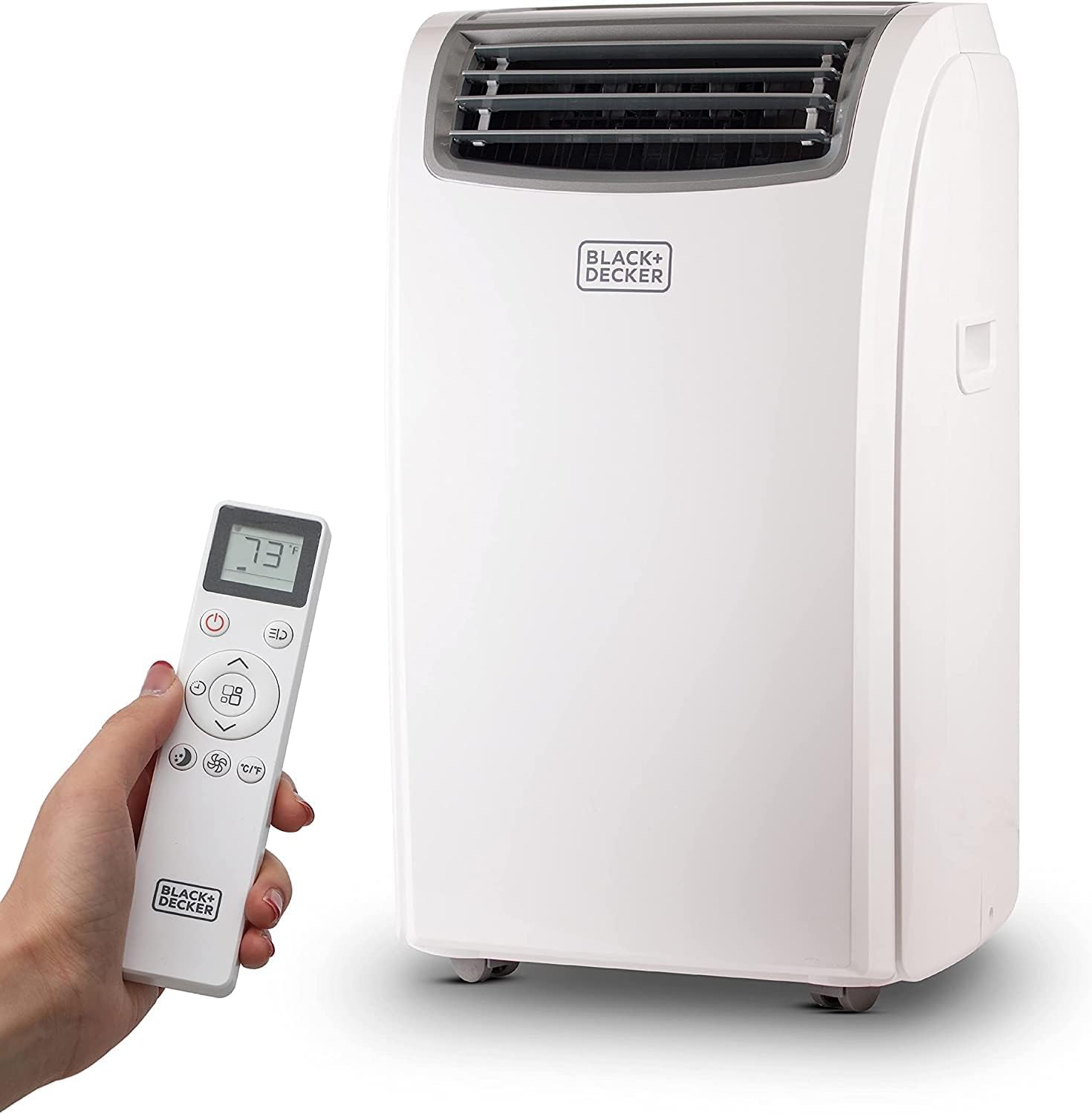 BLACK+DECKER BPT08HWTB Portable Air Conditioner with Heat, 8,000 BTU ...