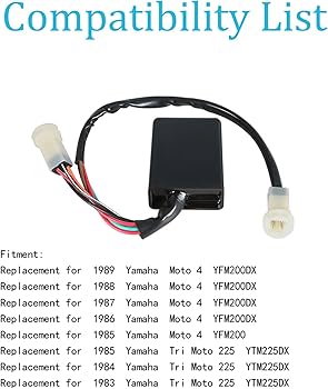 labwork CDI Box Replacement for Yamaha Tri-Moto YTM 225 1983-1985
