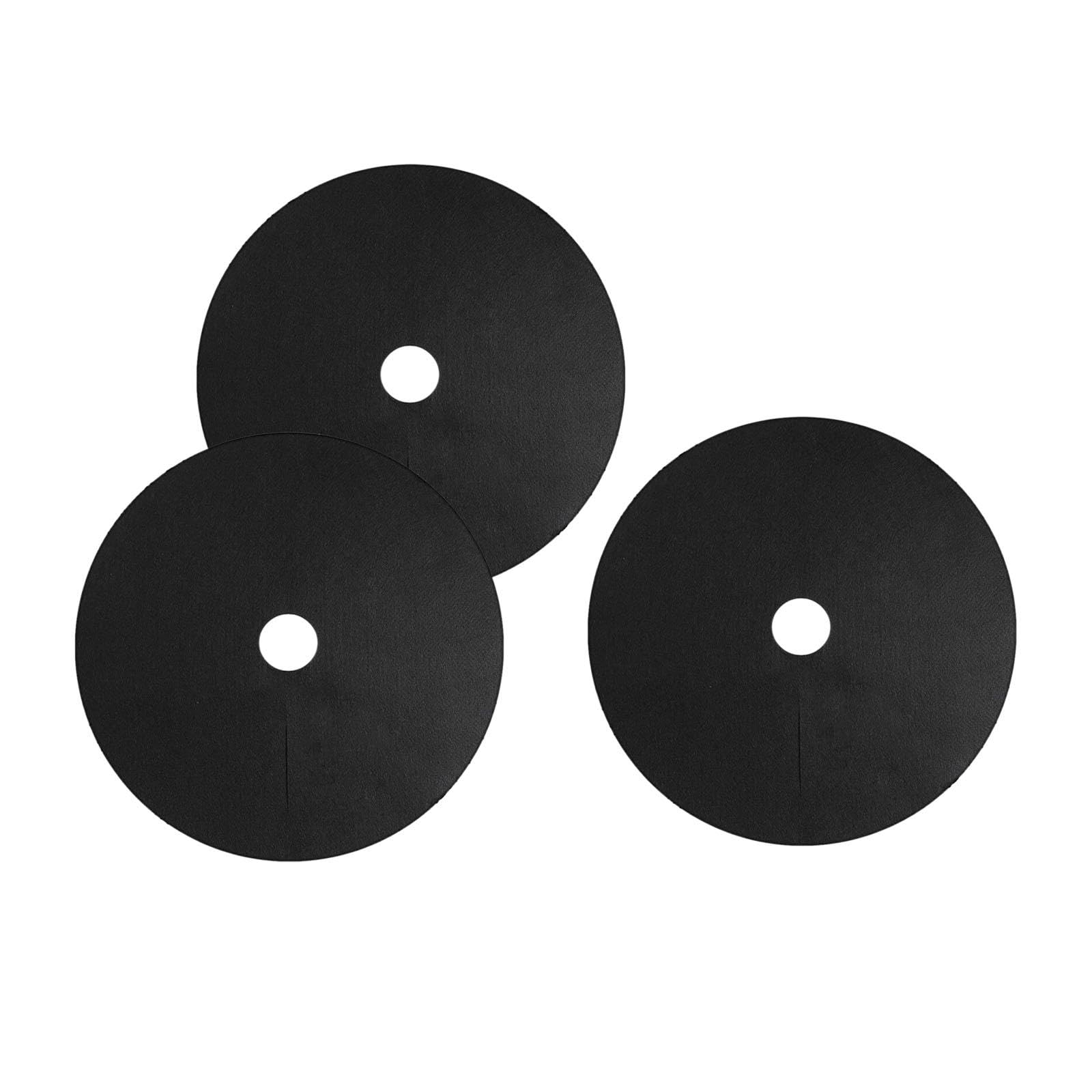 LOR Mulchscheiben für Bäume, Gar Planen, Bodenabdeckung, Lacape-Schutz, atmungsaktiv, rutschfest, 82 cm, Schwarz