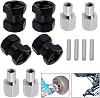 Alloy 12mm Wheel Hub Hex Spacer 15mm Offset Extension Drive Adapter for 1/10 RC Crawler Truck (15mm)
