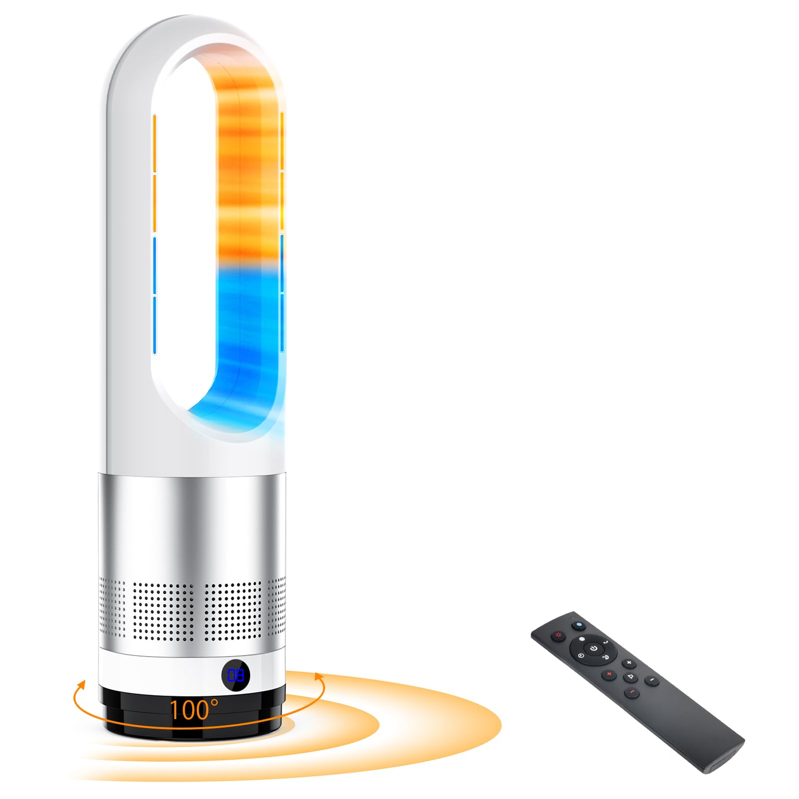 Amazon.co.jp : セラミックヒーター 【冬新定番・羽根なし・泠暖兼用