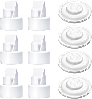 Duckbill Valve Membrane Compatible with Spectra S1 S2 9 Plus Synergy Gold | 10pcs/Set, Breast Pump Accessory, Replacement Part, Not Original, Food Grade Silicone, Easy to Cleaner