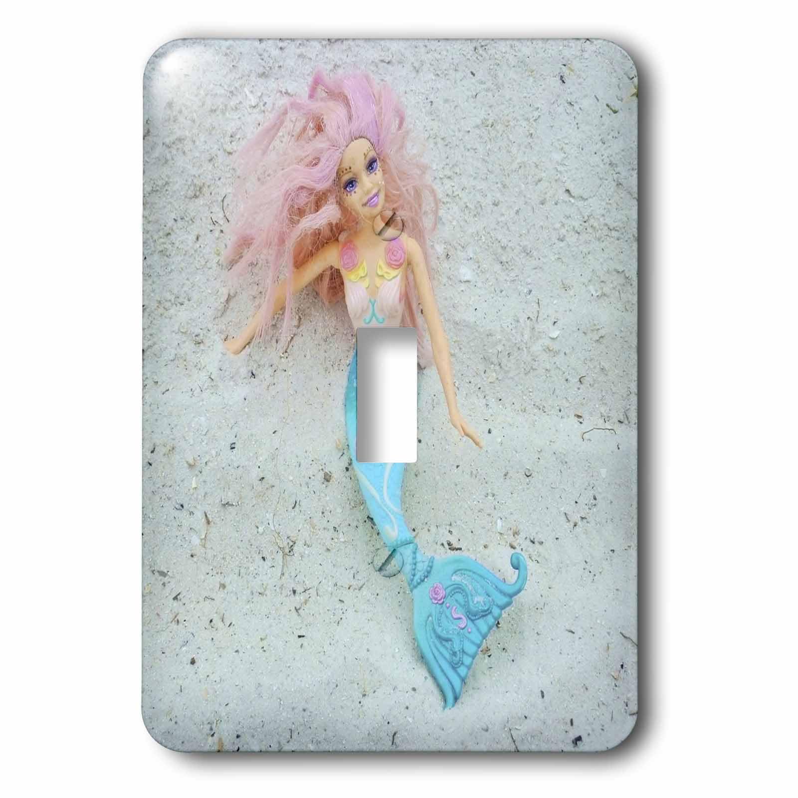 Interrupteur à baïonnette décoratif motif sirène 3dRose LSP_50949_1 plage