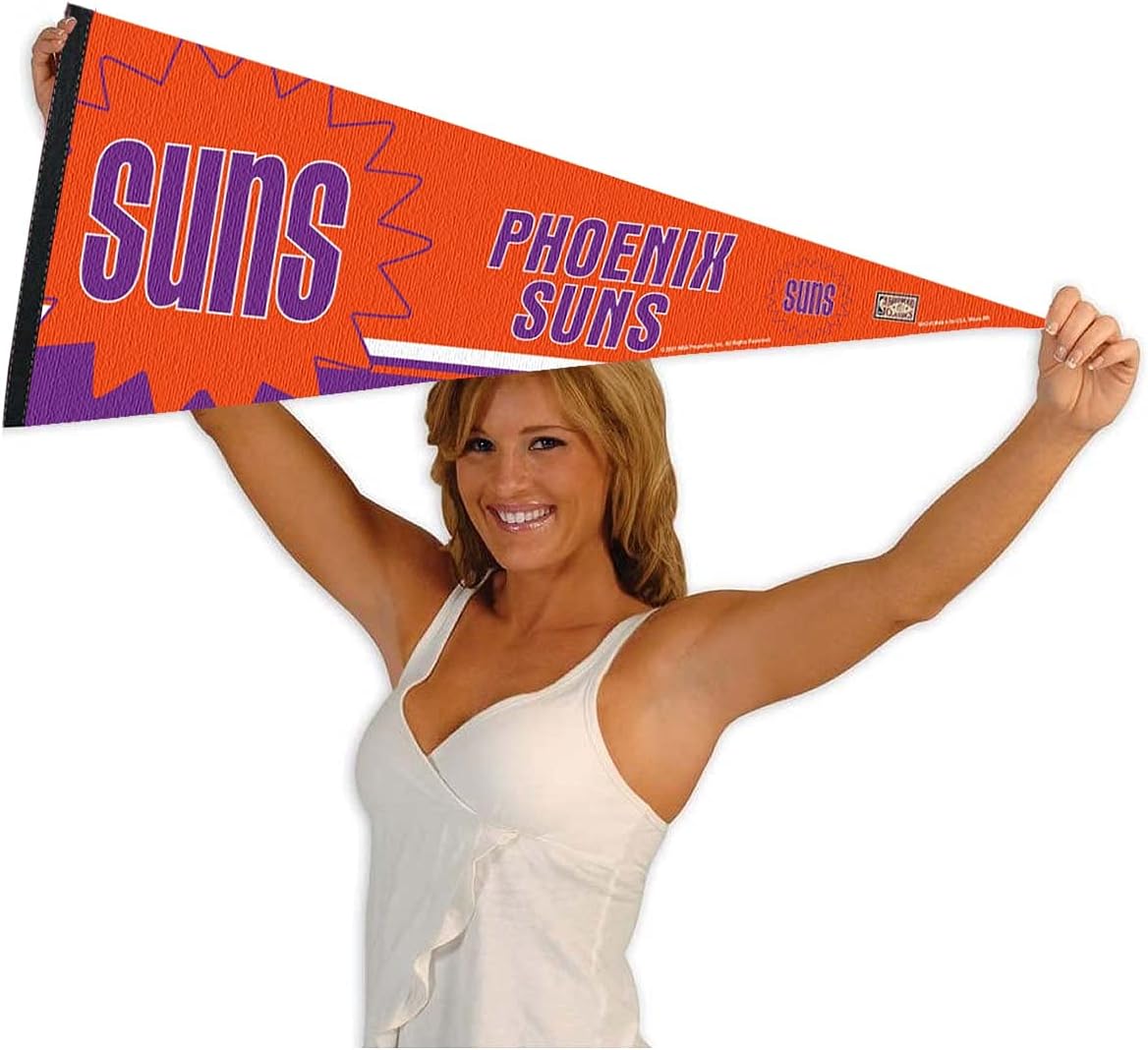 Phoenix Suns Throwback Retro Vintage Pennant Flag - Image 4