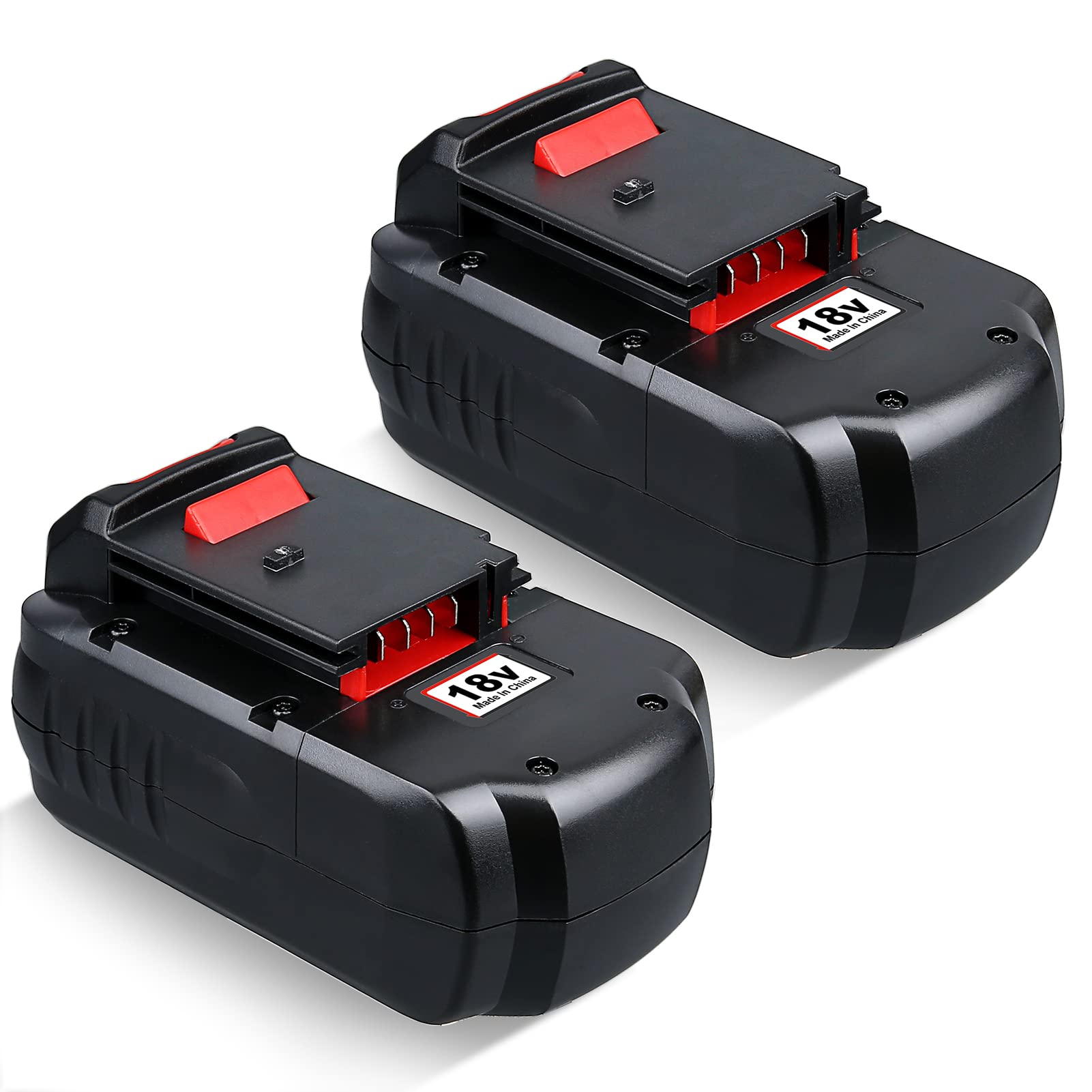 VINIDA 2Packs PC18B 4.8Ah Replacement for Porter Cable 18V Battery Ni-Mh Compatible with Porter Cable 18V PCC489N PC18BL PC18B-2 PCXMVC Cordless Power Tools