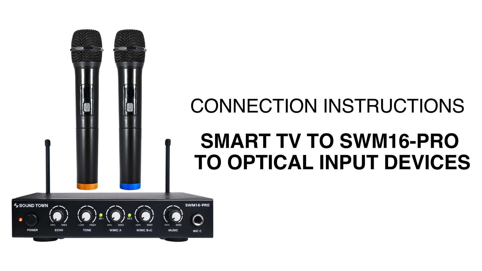 Amazon.com: Sound Town 16 Channels Wireless Microphone Karaoke