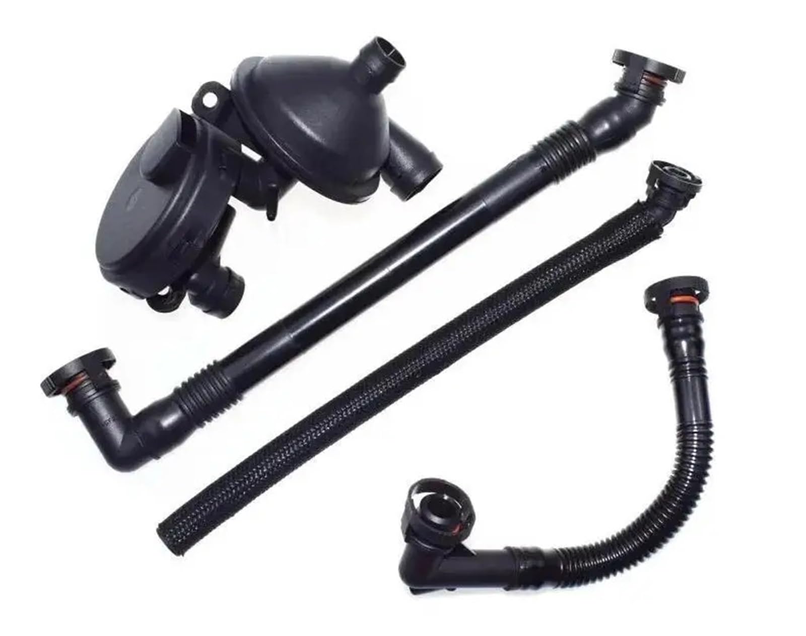 Engine Oil Separator Oil Separator Valve Breather Hose Kit Fit for BMW E36 E46 E39 E60 X5 X3Z4 325i 330i 325Xi 330Xi 11617501566