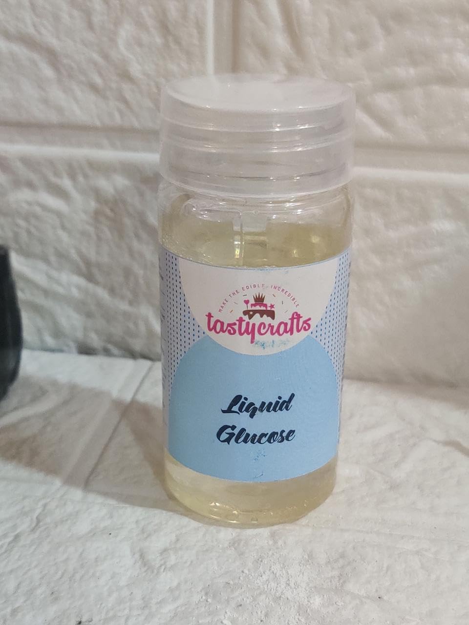Tastycraft Liquid Glucose 100gm, Liquid Glucose (Syrup) Liquid Glucose for Making Cake and ice Cream, Sweetener for Dessert, Liquid Glucose for Ice Cream, Liquid Glucose 100 Gram (Pack of 2)