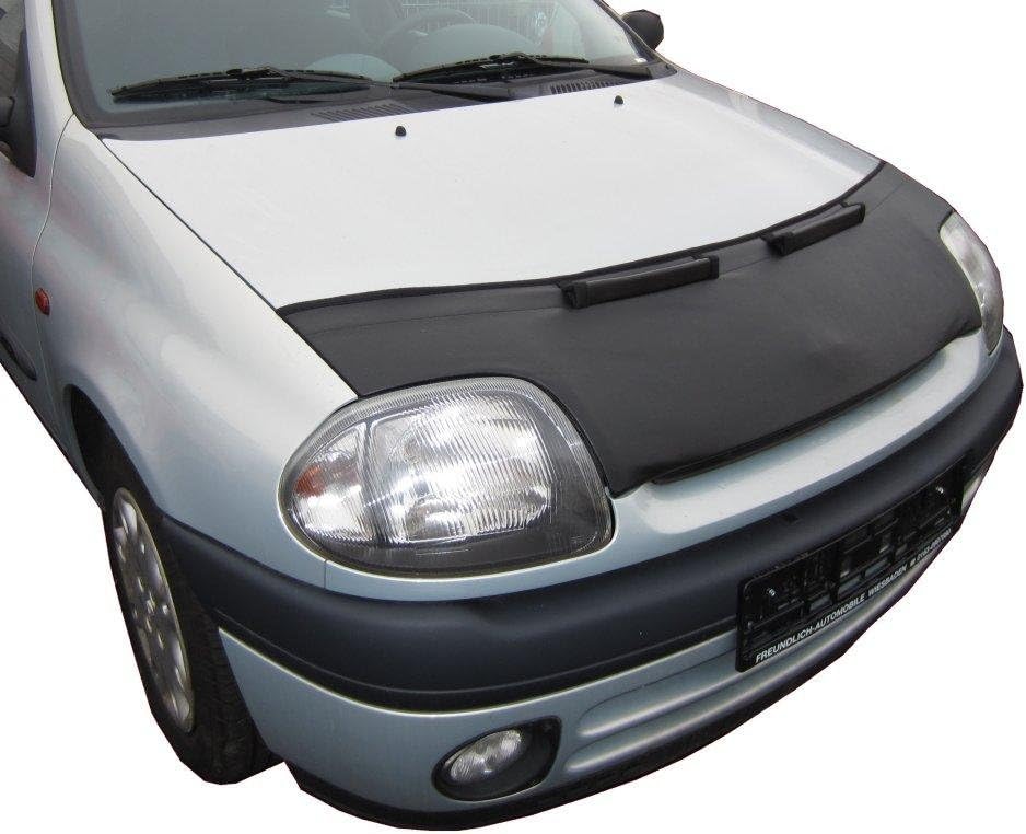 Hood Bra Front End Nose Mask Compatible with Renault Clio B 1 1998-2001 Bonnet Bra STONEGUARD Protector Tuning