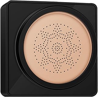 Ar Cabeça Cogumelo, Abacate Mushroom Head Moisture Cushion Foundation, Base BB Cream Hidratante Refrescante, Cobertura Longa Duração Manchas para a Maioria da Pele Littryee