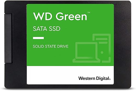 Western Digital WD Green SATA 240GB, Up to 545MB/s, 2.5 Inch/7 mm, 3Y Warranty, Internal Solid State Drive (SSD) (WDS240G3G0A)