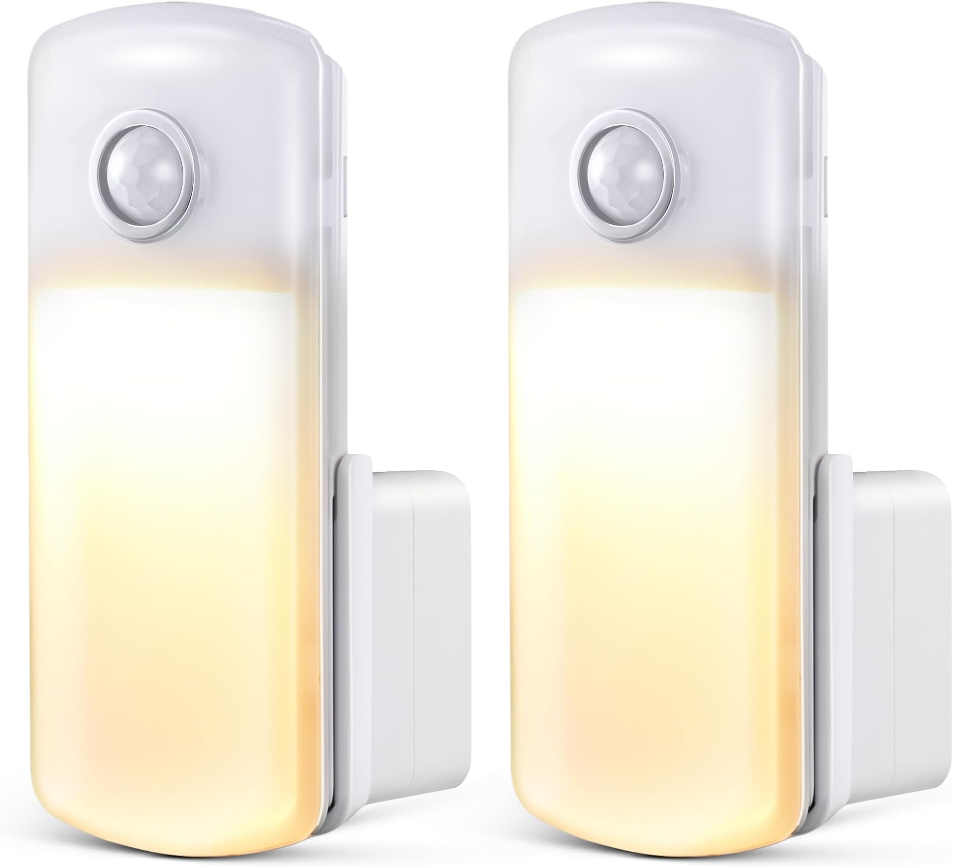 Enhon 2 Pack Emergency Power Failure Night Lights, Motion Sensor Night Light, Automatic Dusk to Dawn, Emergency Lights for Home, Bedrooms, Hallways, Black Outs, Rechargeable