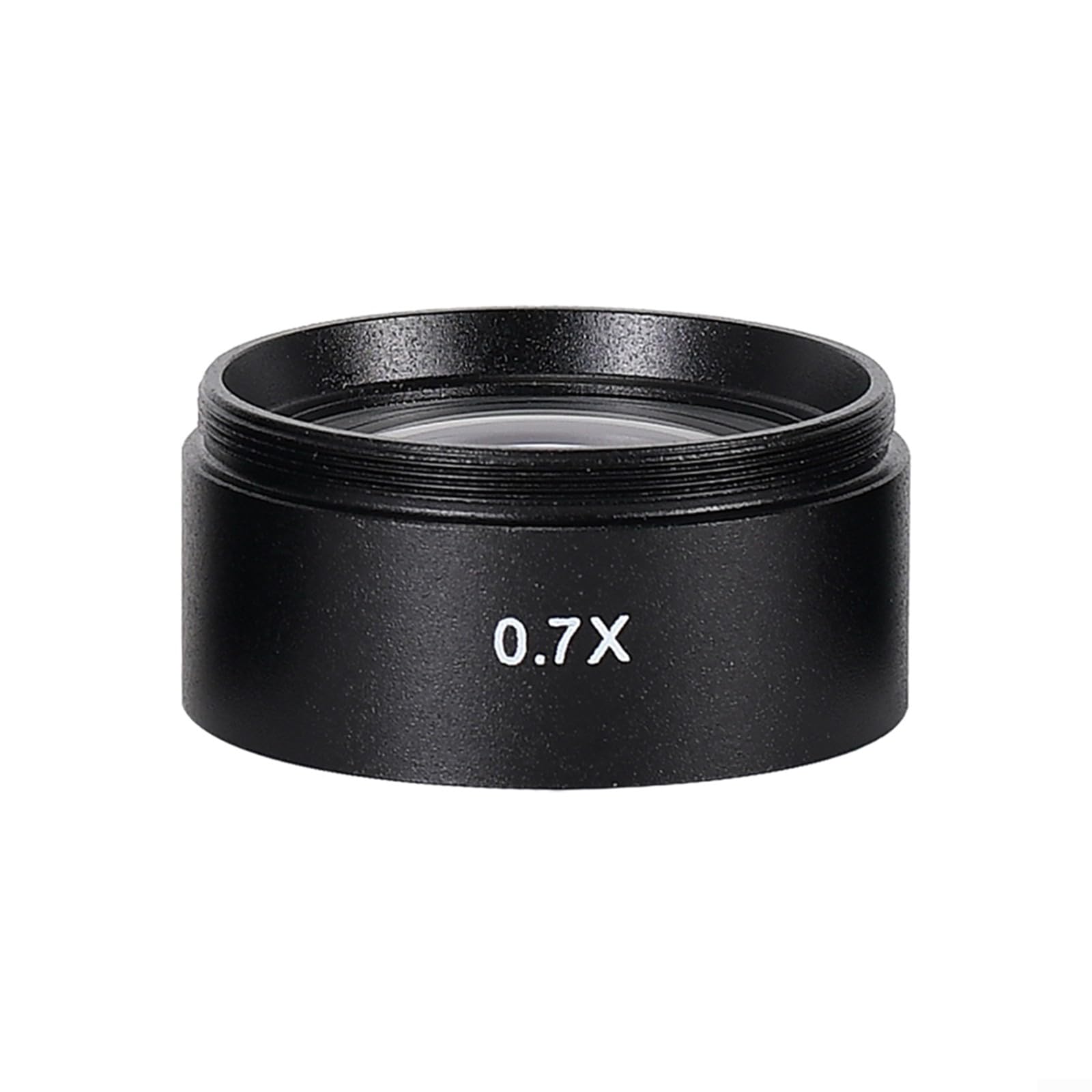Lente de objetivo auxiliar Barlow 0.5X, WD165 Objetos Auxiliares Lente Microscopio Lente de cámara Barlow Lente de vidrio para microscopio de video industrial - 48mm