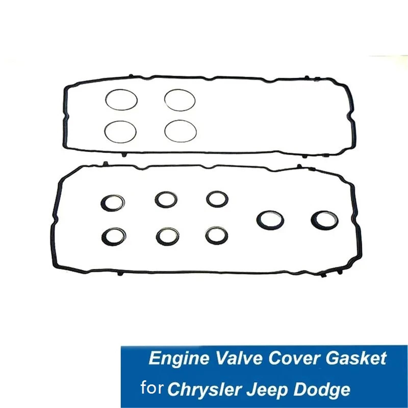 Junta de tapa de válvulas de motor 05184595AE 05184596AE 05184778AB 5184855AB 5184772AB Compatible con Chrysler Compatible con Jeep Compatible con Dodge Juego de juntas
