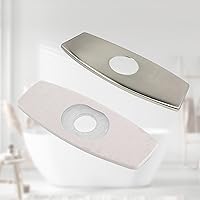 Vista 7 de Aquafaucet placa de 4 pulgadas con orificio para la llave del tocador de baño, con acabado en bronce aceitado, P-6N