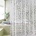 Carttiya Clear Shower Curtain Liner, Waterproof No Chemical Odor Bathroom Curtain with 12 Hooks, Antibacterial Bath Curtain for Dorms, Hotels 72 x 72-Inch Semitransparent