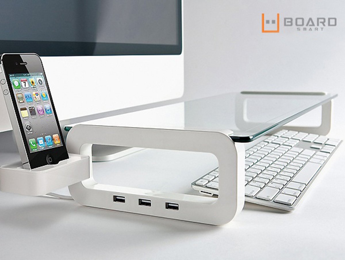 Smartphone holder equipped with keyboard storage board white U-BOARD SMART WHITE (japan import)